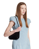 Black Loge Leather Shoulder Bag | PDP | Antonia