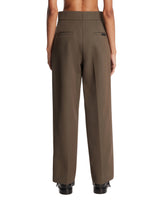 Green Straight-Leg Pants | PDP | Antonia