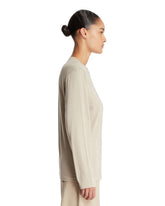 Beige Long Sleeve T-Shirt. | PDP | Antonia
