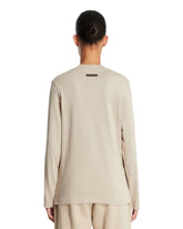 Beige Long Sleeve T-Shirt. | PDP | Antonia
