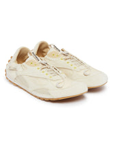 Beige Orbit Flash Sneakers | PDP | Antonia