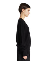 Black V-Neck Sweater | PDP | Antonia