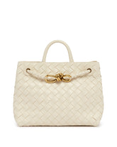 White Small Andiamo Bag - BOTTEGA VENETA | PLP | Antonia