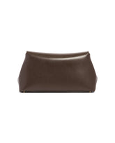 Brown T-Lock Clutch Bag | PDP | Antonia