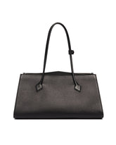 Black Patent Leather Le Teckel Tote Bag | PDP | Antonia