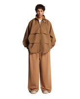 Beige Wide-Leg Trousers | PDP | Antonia