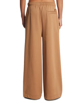 Beige Wide-Leg Trousers | PDP | Antonia
