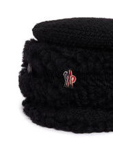 Moon Boot x Moncler Grenoble Blue Wool Fisherman Cap | PDP | Antonia