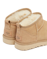 Beige Classic Ultra Mini Boots | PDP | Antonia