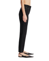 Black Cropped Straight-Leg Jeans | PDP | Antonia