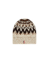 Beige Jacquard Beanie | PDP | Antonia