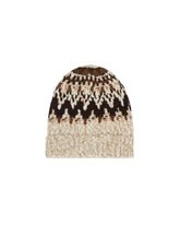 Beige Jacquard Beanie - Men's hats | PLP | Antonia
