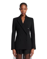 Blazer Sciancrato In Lana Nero | PDP | Antonia