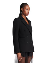 Blazer Sciancrato In Lana Nero | PDP | Antonia