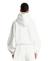 White Cotton Hoodie | PDP | Antonia