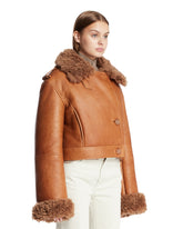 Brown Boxy Leather Jacket | PDP | Antonia