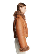 Brown Boxy Leather Jacket | PDP | Antonia