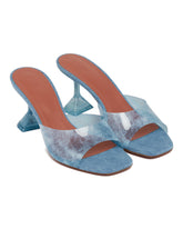 Blue Lupita 70 Slippers - Amina muaddi women | PLP | dAgency