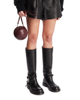 Borsa Sphere In Pelle Burgundy - BORSE A SPALLA DONNA | PLP | Antonia