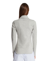 Gray Asymmetric Cotton Top | PDP | Antonia