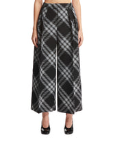 Black Check Trousers - BURBERRY | PLP | dAgency