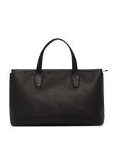 Black Marcel Leather Bag - the row women | PLP | Antonia