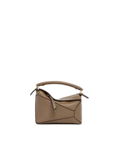 Brown Mini Puzzle Leather Bag - Products | PLP | Antonia