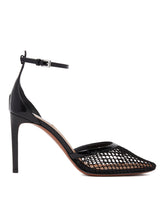 Black Heel Fishnet Pumps - Women's shoes | PLP | dAgency