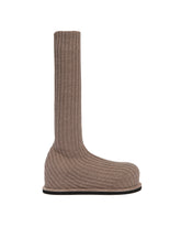 Stivali Veneda Stretch Flatform Beige - STIVALI DONNA | PLP | Antonia