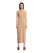 Beige Cotton Midi Dress - Women's dresses | PLP | dAgency