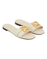 FFold White Flat Sandals - Women's flats | PLP | dAgency