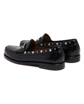 Black Weejuns Penny Stud Moccasins | PDP | Antonia