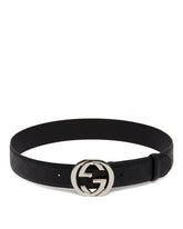 Black Signature Leather Belt - Men's accessories | PLP | dAgency
