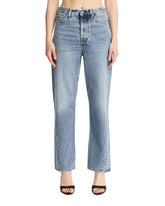 Blue high-waist Jeans | PDP | dAgency