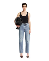Blue high-waist Jeans - Women's clothing | PLP | dAgency