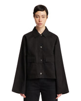 Black Cotton Jacket - Women's clothing | PLP | dAgency