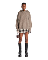 Beige Layered Sweatshirt - ACNE STUDIOS | PLP | Antonia