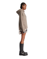 Beige Layered Sweatshirt | PDP | Antonia