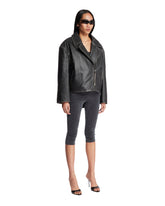 Black Oversized Biker Jacket | PDP | Antonia