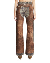 Brown Western Jeans - ACNE STUDIOS | PLP | Antonia