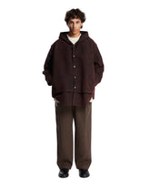 Purple Layered Hooded Jacket - Acne studios men | PLP | Antonia