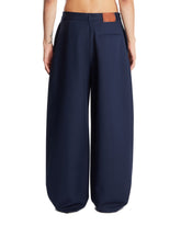 Blue Cotton Pants | PDP | Antonia