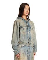 Blue Denim Hoodie Jacket | PDP | Antonia