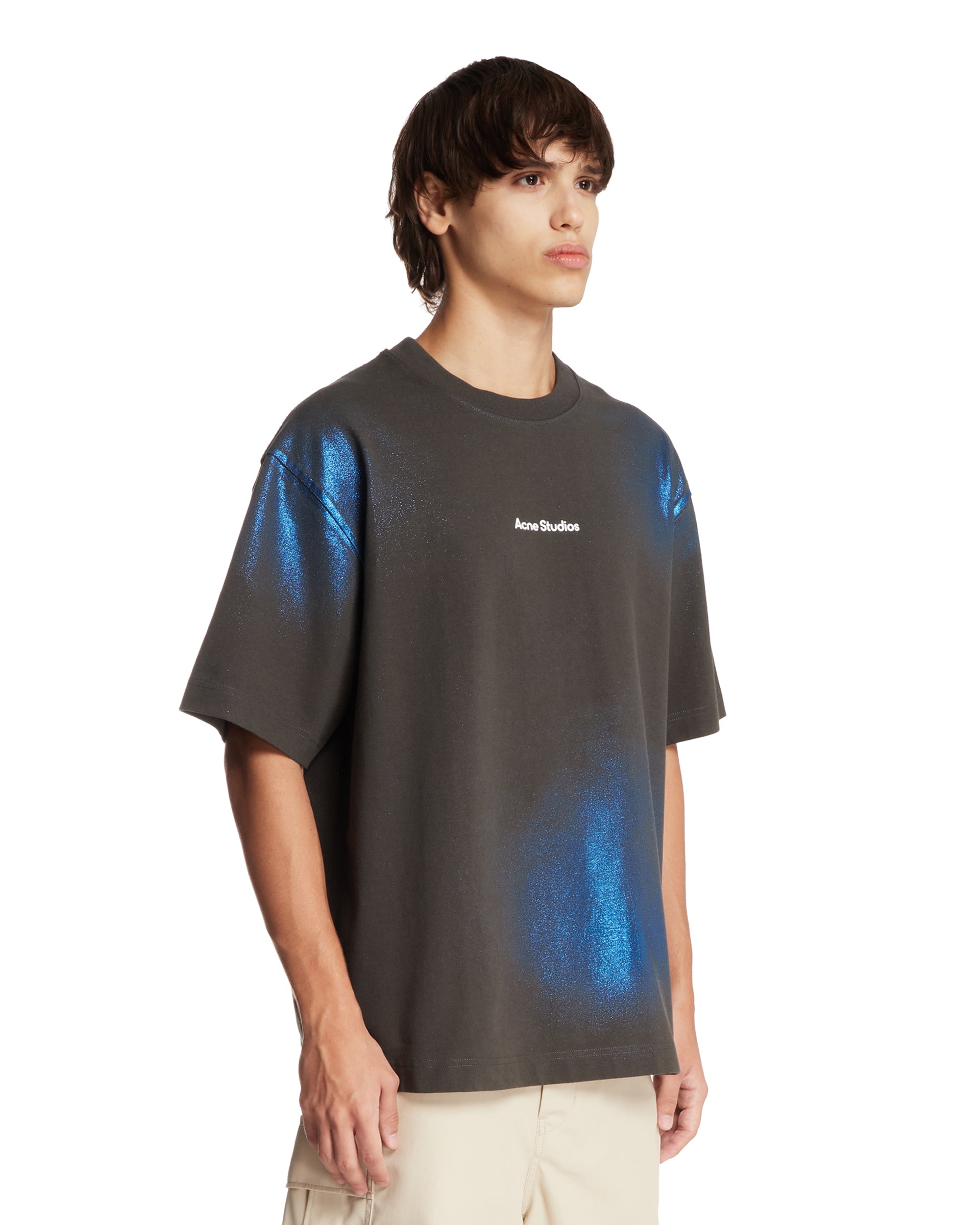 【て】Acne Studios ロゴTシャツ Acne Studios ロゴ Tシャツ | ブラック | FARFETCH JP