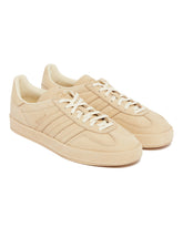 Beige Gazelle Indoor Lux Sneakers | PDP | Antonia