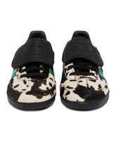 White and Black Samba LT Sneakers | PDP | Antonia