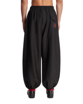 Adidas Originals x Willy Chavarria Black Oversize Track Pants | PDP | Antonia