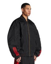 Adidas Originals x Willy Chavarria Black Relaxed Bomber | PDP | Antonia