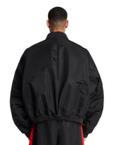 Adidas Originals x Willy Chavarria Black Relaxed Bomber | PDP | Antonia