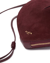 Burgundy Suede Le Coeur Bag | PDP | Antonia
